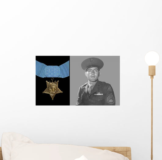 Digitally Restored Vector Portrait Wall Decal Design 38