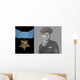 Digitally Restored Vector Portrait Wall Decal Design 38
