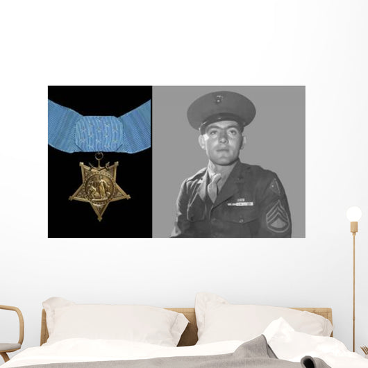 Digitally Restored Vector Portrait Wall Decal Design 38
