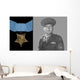 Digitally Restored Vector Portrait Wall Decal Design 38