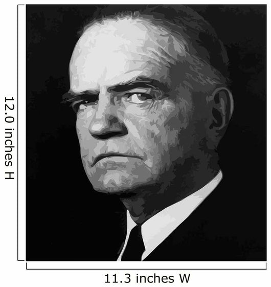 Digitally Restored Vector Portrait Wall Decal Design 34