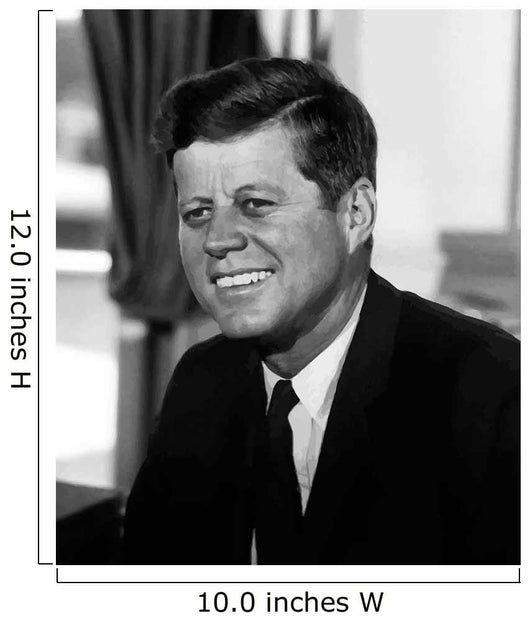 Digitally Restored Vector Portrait Wall Decal Design 29