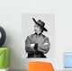 Digitally Restored Vector Portrait Wall Decal Design 27
