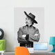 Digitally Restored Vector Portrait Wall Decal Design 27