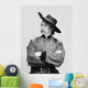 Digitally Restored Vector Portrait Wall Decal Design 27