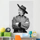 Digitally Restored Vector Portrait Wall Decal Design 27