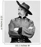 Digitally Restored Vector Portrait Wall Decal Design 27
