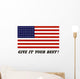 War Propaganda Poster Featuring Wall Decal