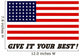 War Propaganda Poster Featuring Wall Decal