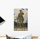 Digitally Restored War Propaganda Wall Decal Design 237