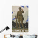 Digitally Restored War Propaganda Wall Decal Design 237