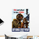 Digitally Restored War Propaganda Wall Decal Design 234