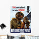 Digitally Restored War Propaganda Wall Decal Design 234