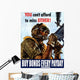 Digitally Restored War Propaganda Wall Decal Design 234