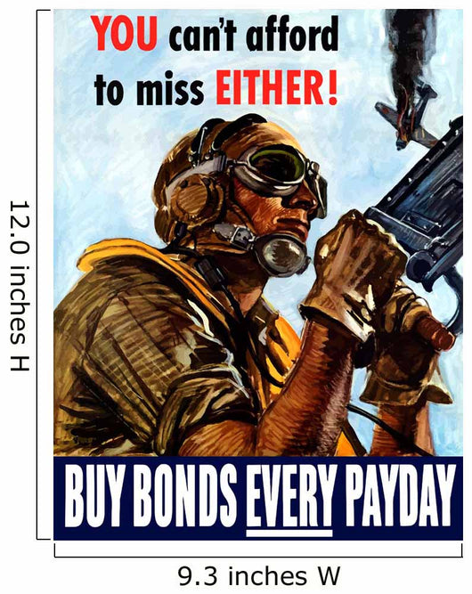 Digitally Restored War Propaganda Wall Decal Design 234