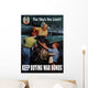 Digitally Restored War Propaganda Wall Decal Design 233