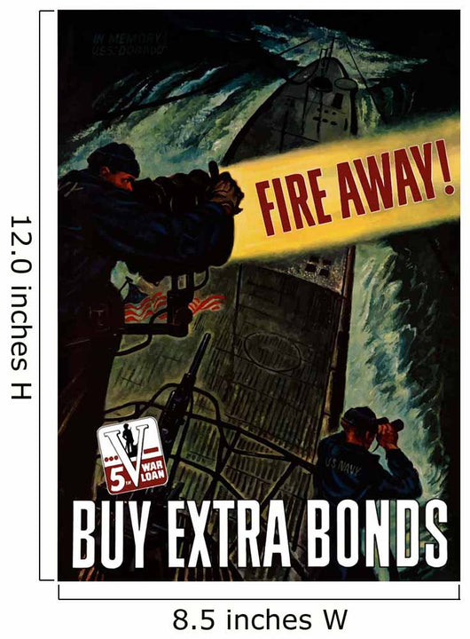 Digitally Restored War Propaganda Wall Decal Design 232