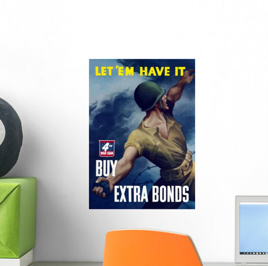 Digitally Restored War Propaganda Wall Decal Design 231