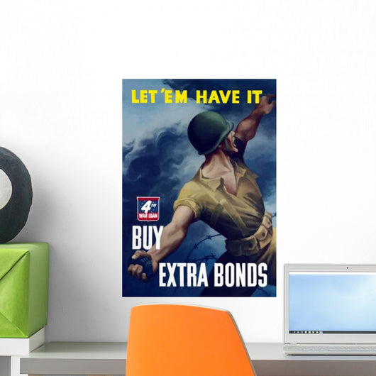 Digitally Restored War Propaganda Wall Decal Design 231