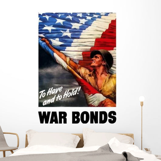 Digitally Restored War Propaganda Wall Decal Design 229