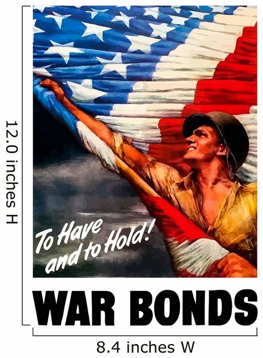 Digitally Restored War Propaganda Wall Decal Design 229