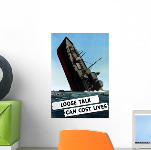 Digitally Restored Wwii War Wall Decal Design 9