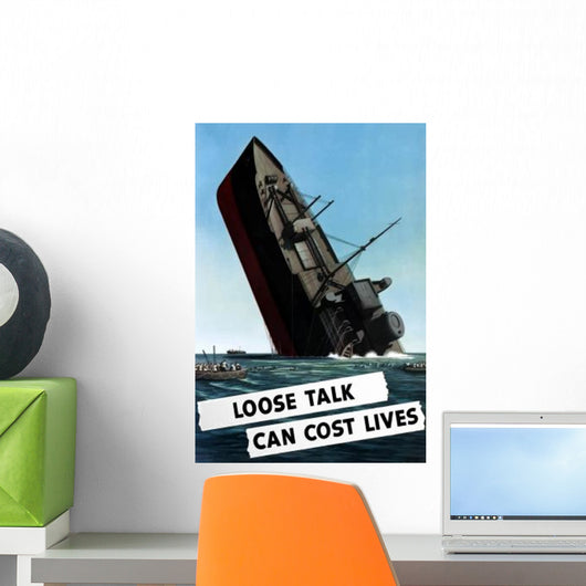 Digitally Restored Wwii War Wall Decal Design 9