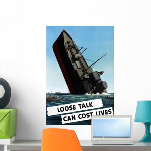 Digitally Restored Wwii War Wall Decal Design 9