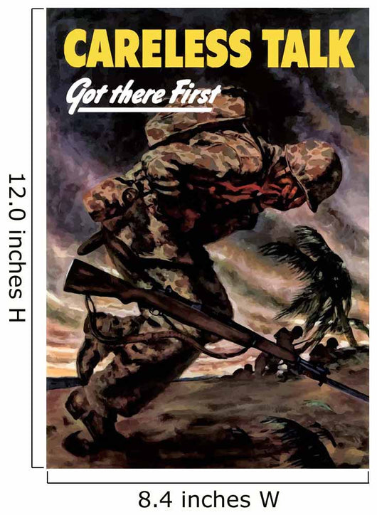 Digitally Restored War Propaganda Wall Decal Design 227