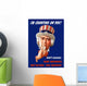Digitally Restored War Propaganda Wall Decal Design 226