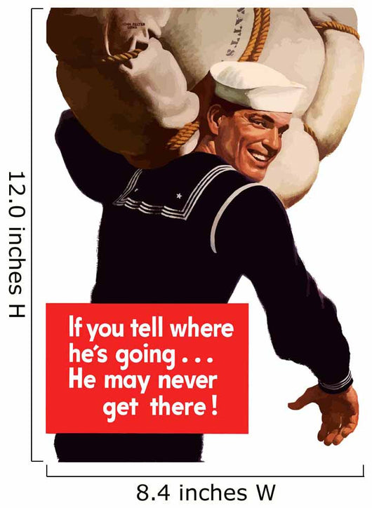 Digitally Restored War Propaganda Wall Decal Design 224