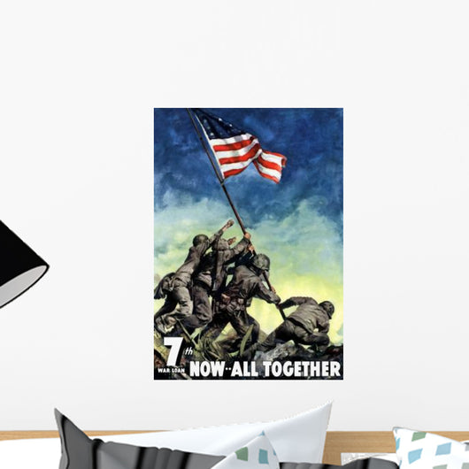 Digitally Restored War Propaganda Wall Decal Design 219