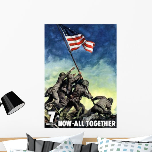 Digitally Restored War Propaganda Wall Decal Design 219