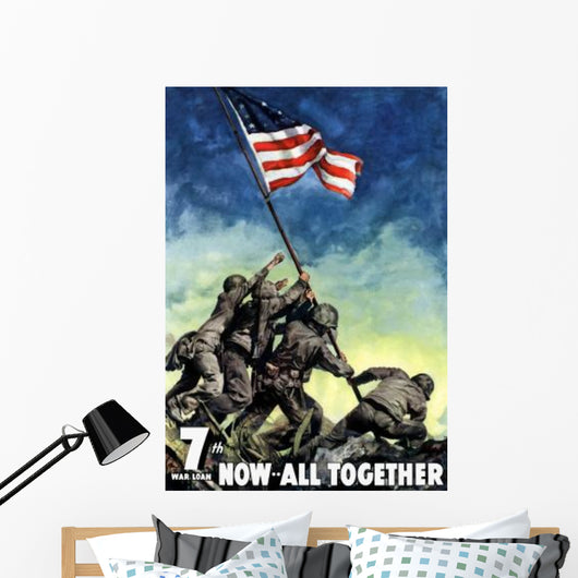Digitally Restored War Propaganda Wall Decal Design 219