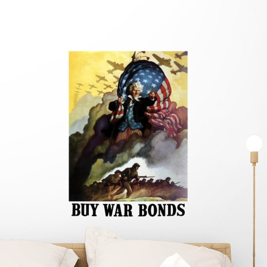 Digitally Restored War Propaganda Wall Decal Design 218