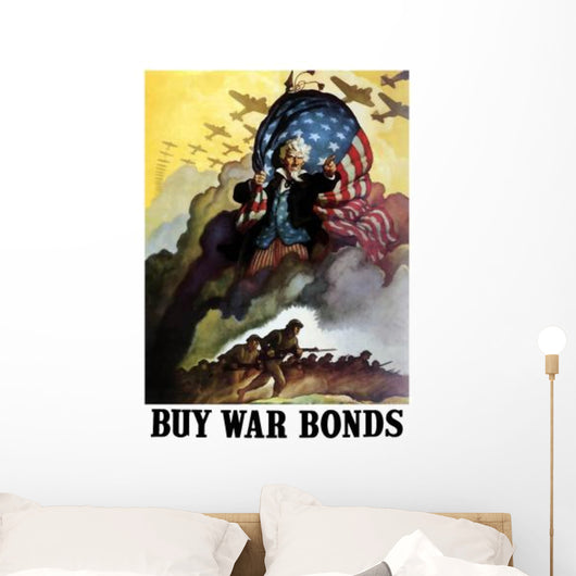 Digitally Restored War Propaganda Wall Decal Design 218