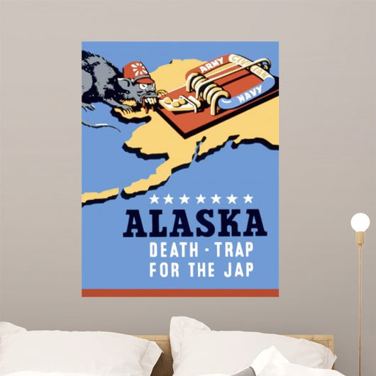 Digitally Restored War Propaganda Wall Decal Design 216