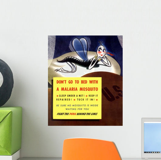 Digitally Restored War Propaganda Wall Decal Design 215