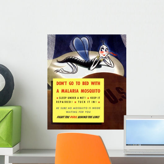 Digitally Restored War Propaganda Wall Decal Design 215