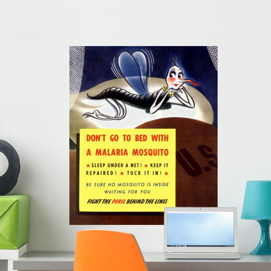 Digitally Restored War Propaganda Wall Decal Design 215