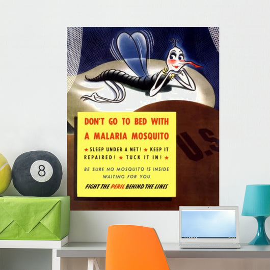 Digitally Restored War Propaganda Wall Decal Design 215
