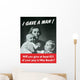 Digitally Restored War Propaganda Wall Decal Design 214