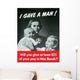 Digitally Restored War Propaganda Wall Decal Design 214