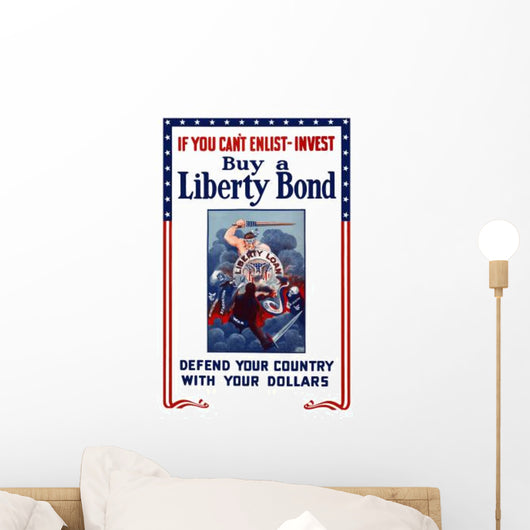 Digitally Restored War Propaganda Wall Decal Design 213