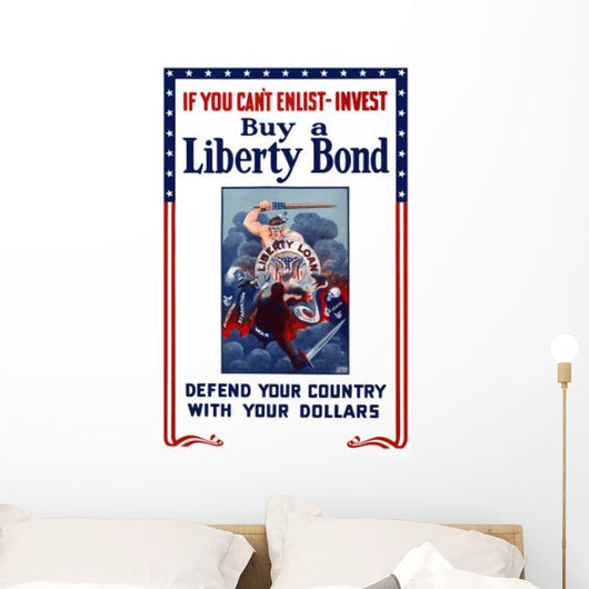 Digitally Restored War Propaganda Wall Decal Design 213