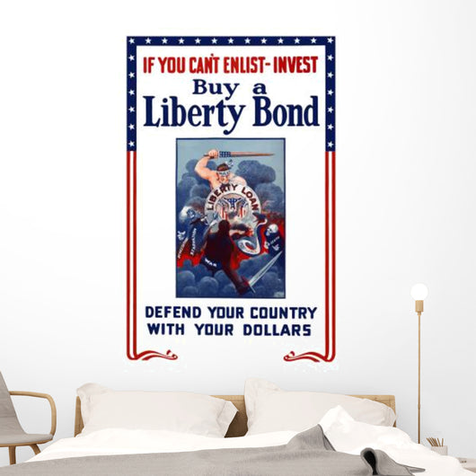 Digitally Restored War Propaganda Wall Decal Design 213