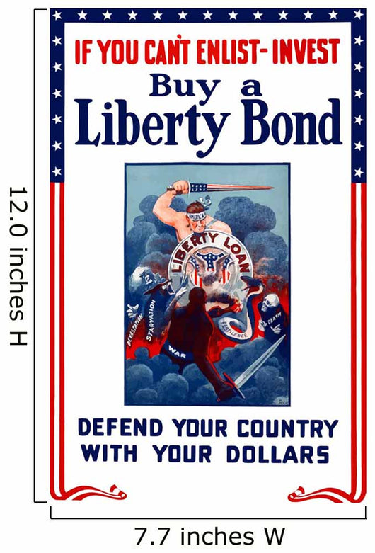 Digitally Restored War Propaganda Wall Decal Design 213