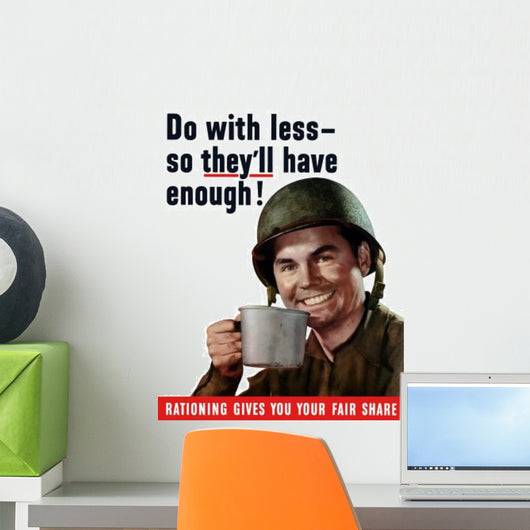 Digitally Restored War Propaganda Wall Decal Design 211