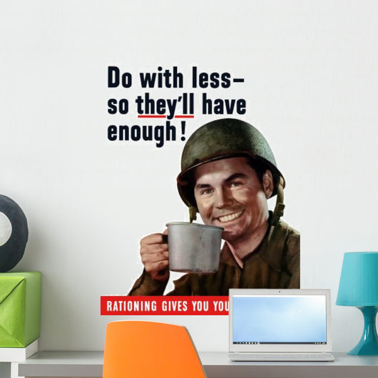 Digitally Restored War Propaganda Wall Decal Design 211