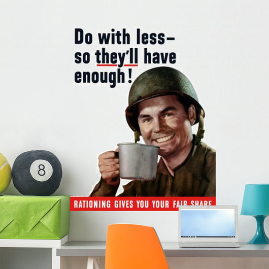 Digitally Restored War Propaganda Wall Decal Design 211